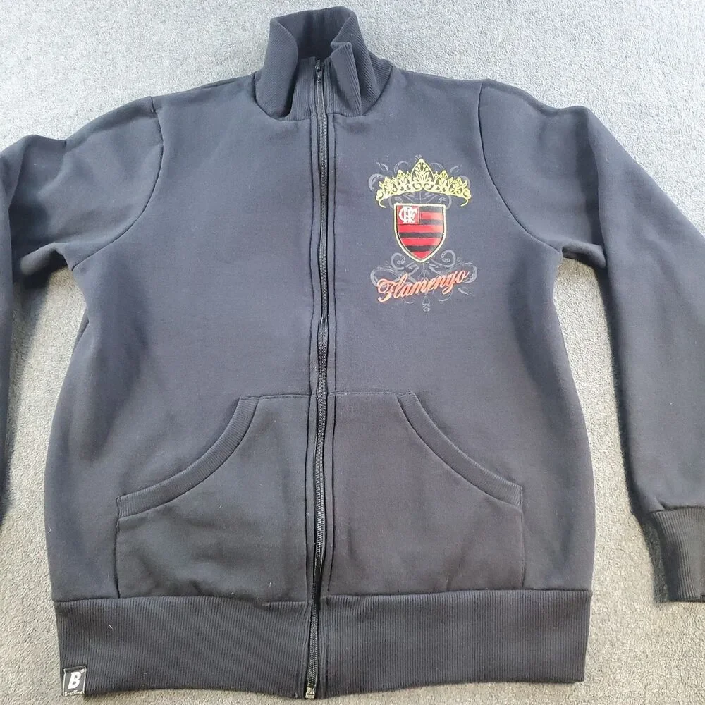 2004 Clube de Regatas do Flamengo jacket Youth Size Medium  Black